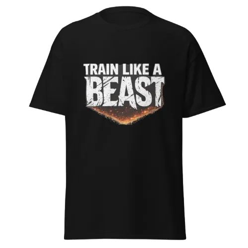 Train The Beast T-shirt | Gym Motivation Apparel for Fitness & Bodybuilding
