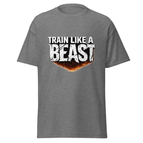 Train The Beast T-shirt | Gym Motivation Apparel for Fitness & Bodybuilding