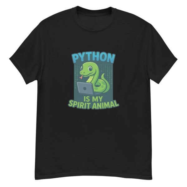 Python Is My Spirit Animal T-Shirt | Funny Python Programmer Tee