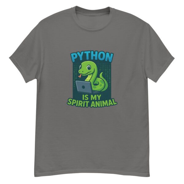 Python Is My Spirit Animal T-Shirt | Funny Python Programmer Tee