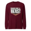 Train Like a Beast Sweatshirt | Motivational Gym Sweatshirt for Fitness Lovers