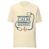 Professionally Calm Internally Beeping Nurse T-Shirt | Funny Healthcare Worker Tee