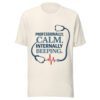 Professionally Calm Internally Beeping Nurse T-Shirt | Funny Healthcare Worker Tee
